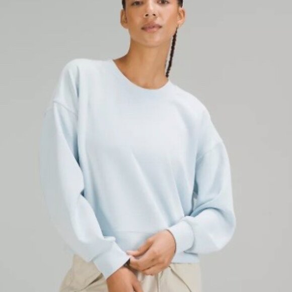 lululemon athletica Tops - Perfectly Oversized Cropped Crew Softstreme
